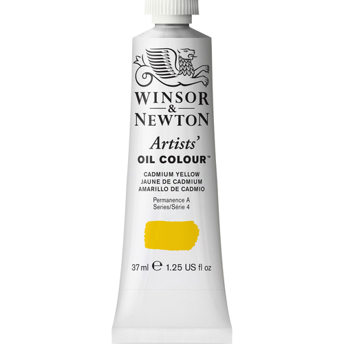Winsor & Newton Artists Oil Colour 37ml Paint Tube Cadmium Yellow Series 4