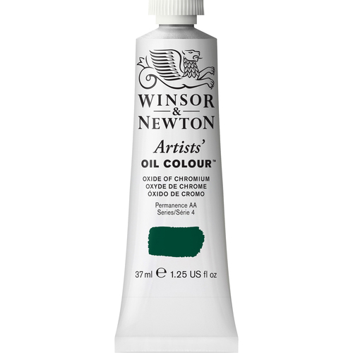 Winsor & Newton Artists Oil Colour 37ml Paint Tube Oxide of Chromium S4