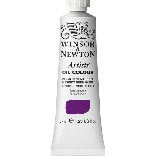 Winsor & Newton Artists Oil Colour 37ml Paint Tube Permanent Magenta S2