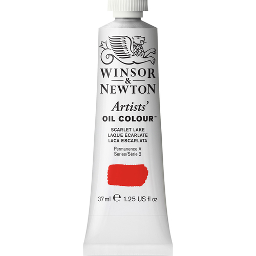 Winsor & Newton Artists Oil Colour 37ml Paint Tube Scarlet Lake Series 2
