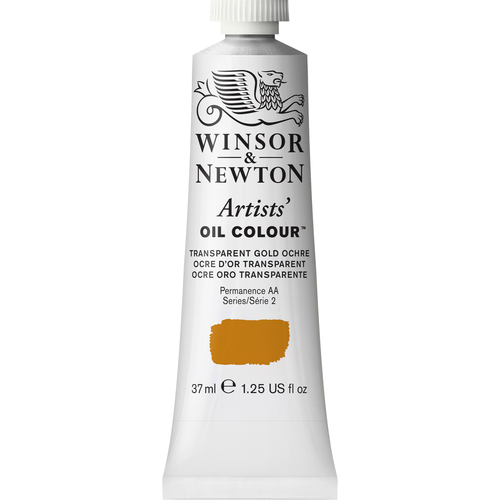 Winsor & Newton Artists Oil 37ml Paint Tube Transparent Gold Ochre S2