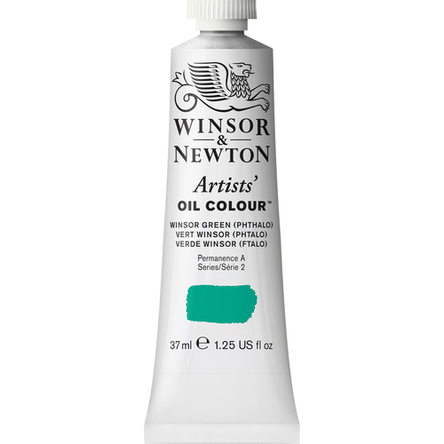 Winsor & Newton Artists Oil Colour 37ml Paint Tube Winsor Green Series 2