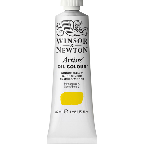 Winsor & Newton Artists Oil Colour 37ml Paint Tube Winsor Yellow Series 2