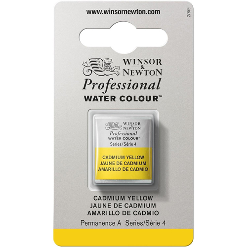 Winsor & Newton Professional Watercolour Half Pan Cadmium Yellow S4