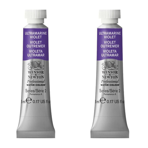 2PK Winsor & Newton 5ml Professional Watercolour Tube Cobalt Blue S4