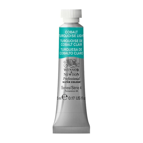 Winsor & Newton 5ml Professional Watercolour Tube Cobalt Turquoise Light S4