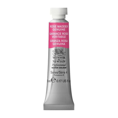 Winsor & Newton 5ml Professional Watercolour Tube Rose Madder Genuine S4