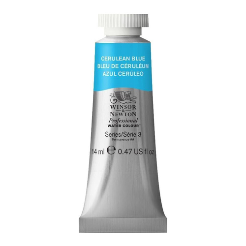 Winsor & Newton 14ml Professional Watercolour Tube Cerulean Blue S3