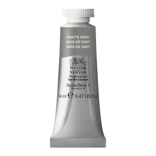 Winsor & Newton 14ml Professional Watercolour Tube Davy's Gray S1