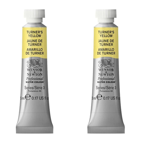2PK Winsor & Newton 14ml Professional Watercolour Tube Hooker's Green S1