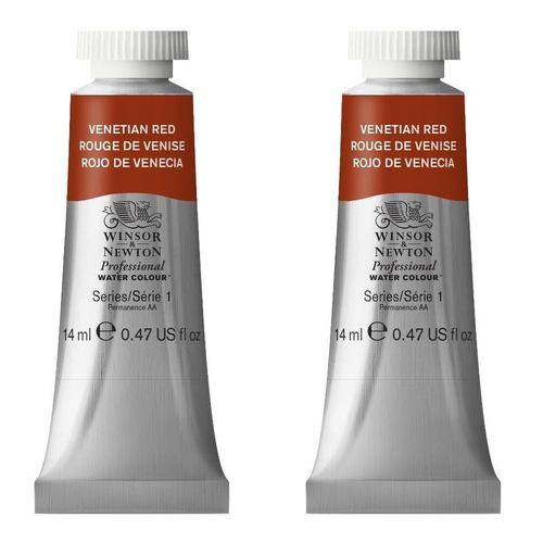 2PK Winsor & Newton 14ml Professional Watercolour Tube Manganese Blue Hue S2