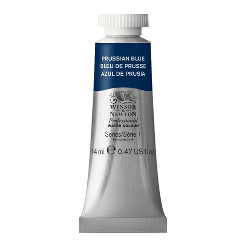 Winsor & Newton 14ml Professional Watercolour Tube Prussian Blue S1