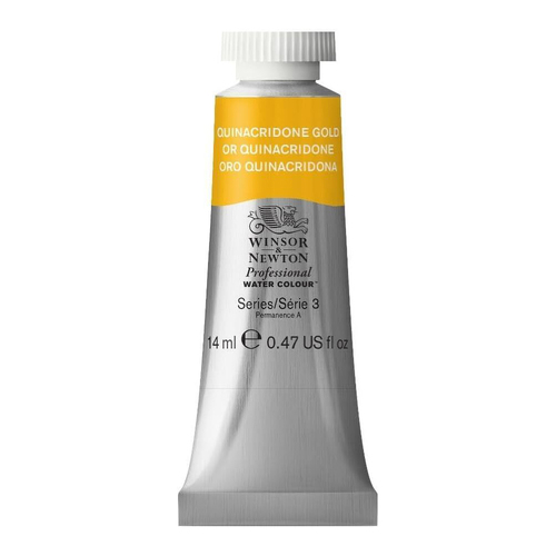 Winsor & Newton 14ml Professional Watercolour Tube Quinacridone Gold S3