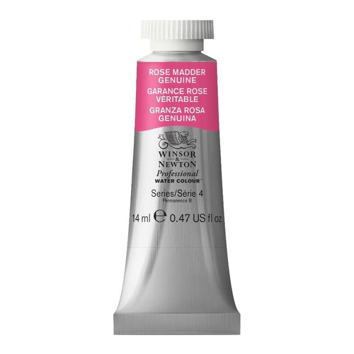 Winsor & Newton 14ml Professional Watercolour Tube Rose Madder Genuine S4