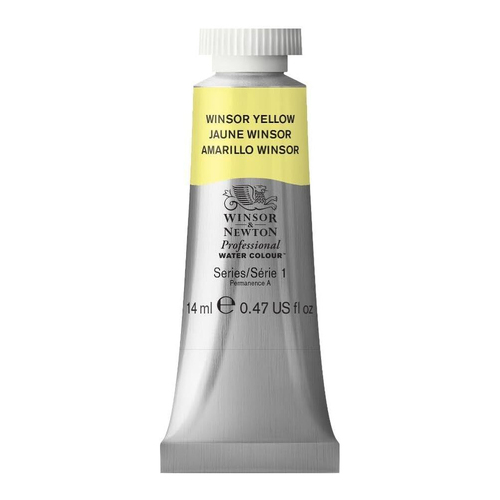 Winsor & Newton 14ml Professional Watercolour Tube Winsor Yellow S1