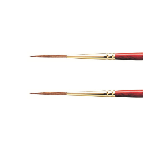 2PK Winsor & Newton Sceptre Gold II Series 303 Calligraphy Paint Brush - Size 0