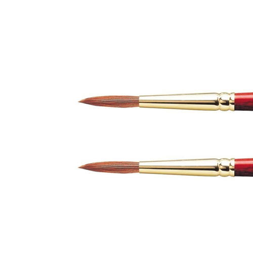 2PK Winsor & Newton Sceptre Gold II Series 404 Round Paint Brush - Size 1