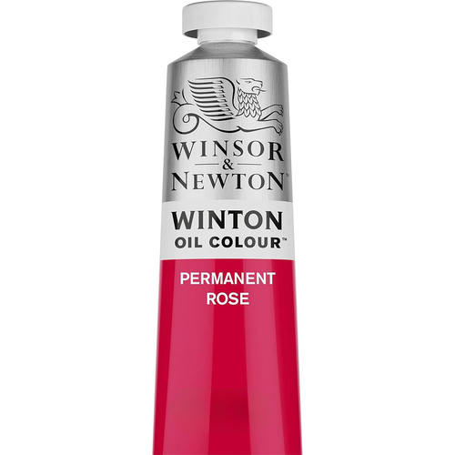 Winsor & Newton 200ml Winton Oil Colour Paint Tube Permanent Rose
