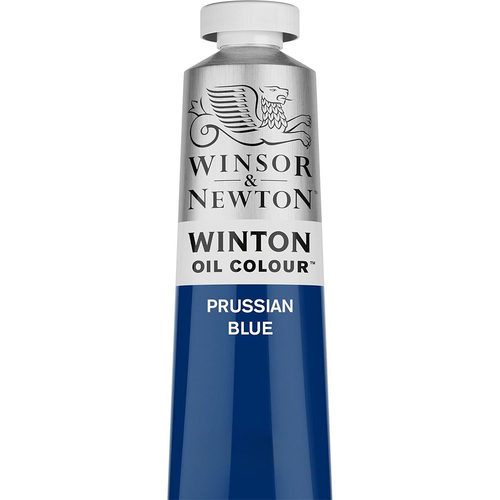 Winsor & Newton 200ml Winton Oil Colour Paint Tube Prussian Blue