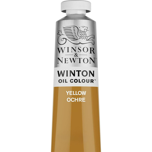 Winsor & Newton 200ml Winton Oil Colour Paint Tube Yellow Ochre