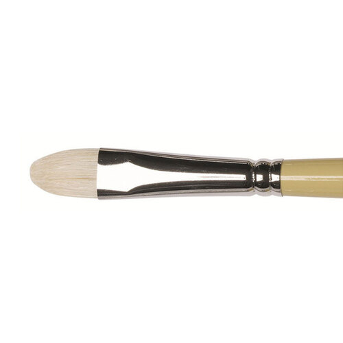 Winsor & Newton Artists Hog Short Filbert Paint Brush - Size 2