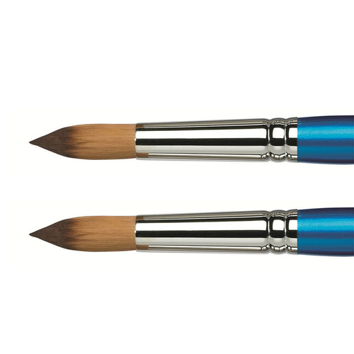 2PK Winsor & Newton CWC Cotman Series 111 Round Paint Brush Short - Size 9