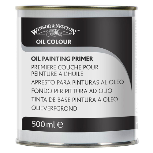 Winsor & Newton 500ml Oil Painting Canvas/Wood Surface Primer