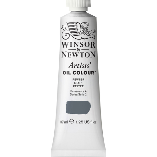 Winsor & Newton Artists Oil Colour 37ml Paint Tube Pewter Series 2
