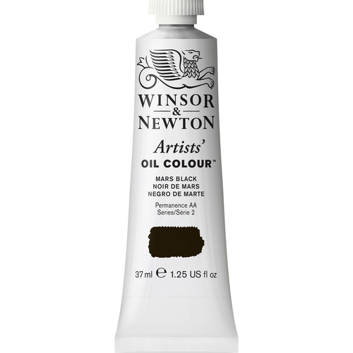 Winsor & Newton Artists Oil Colour 37ml Paint Tube Mars Black Series 2
