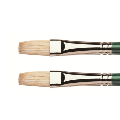 2PK Winsor & Newton WOC Winton Hog Long Flat Paint Brush - Size 10