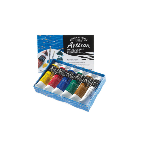 6pc Winsor & Newton Artisan WMOC 37ml Paint Tube - Beginners Set