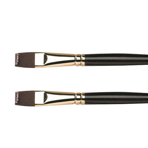 2PK Winsor & Newton GAC Galeria Short Flat Paint Brush - Size 8