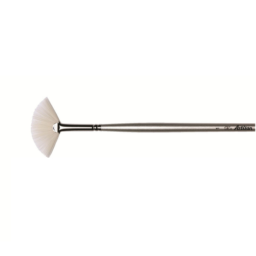 Winsor & Newton AWMOC Artisan Long Handle Fan Paint Brush - Size 1