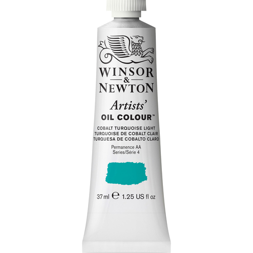 Winsor & Newton Artists Oil 37ml Paint Tube Cobalt Turquoise Light S4
