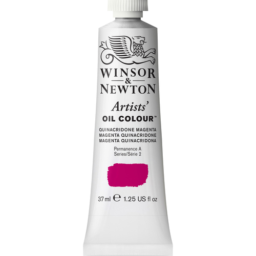 Winsor & Newton Artists Oil Colour 37ml Paint Tube Quinacridone Magenta S2