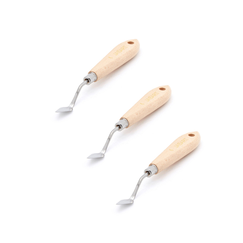 3PK Jasart No.6 Painting/Palette Art Knife 29cm w/ S/S Blade/Wooden Handle