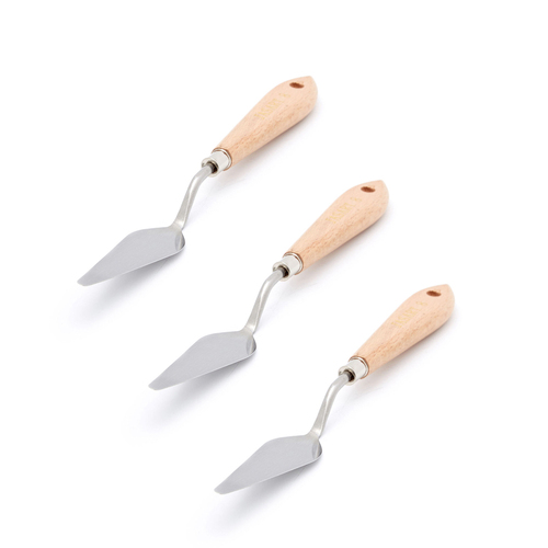 3PK Jasart No.8 Painting/Palette Art Knife 28cm w/ S/S Blade/Wooden Handle