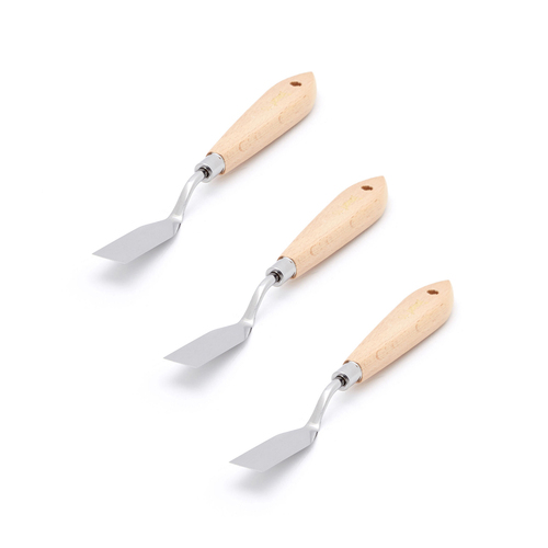 3PK Jasart No.10 Painting/Palette Art Knife 25cm w/ S/S Blade/Wooden Handle