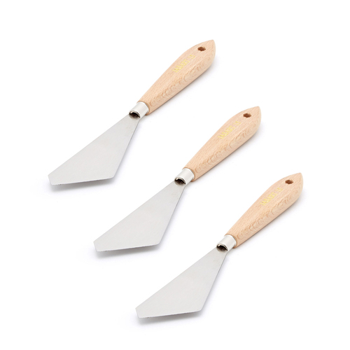 3PK Jasart No.15 Painting/Palette Art Knife 30cm w/ S/S Blade/Wooden Handle