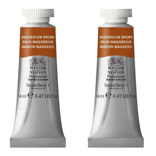 2PK Winsor & Newton 14ml Professional Watercolour Tube Lemon Yellow Deep S2