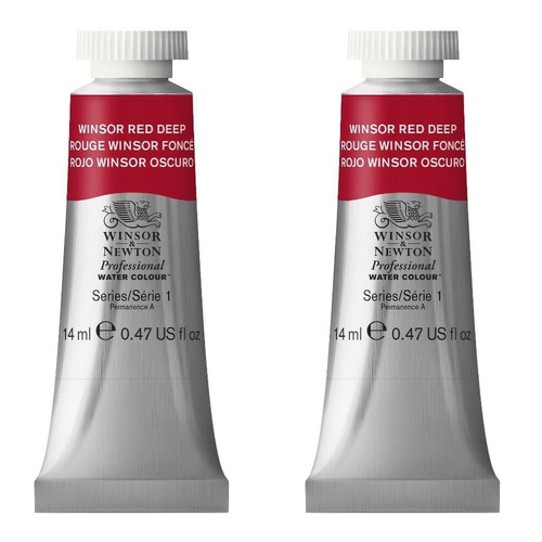 2PK Winsor & Newton 14ml Professional Watercolour Tube Perylene Violet S2