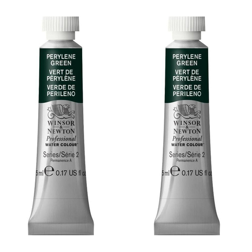 2PK Winsor & Newton 14ml Professional Watercolour Tube Yellow Ochre Light S1