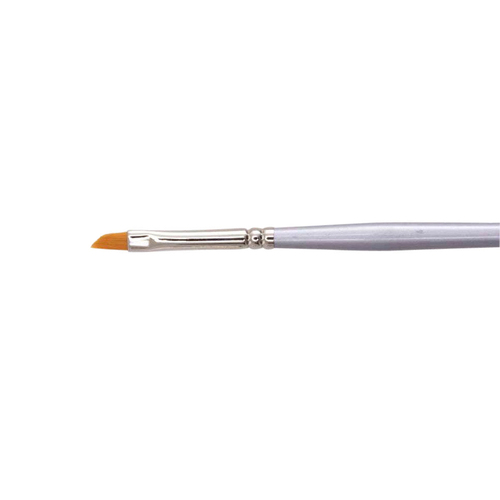 Jasart Hangsell Gold Taklon Angle Paint Brush - Size 6