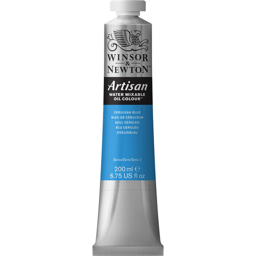 Winsor & Newton Artisan Series 1 WMOC 200ml Paint Tube Cerulean Blue Hue