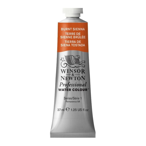 Winsor & Newton 37ml Professional Watercolour Tube Burnt Sienna S1