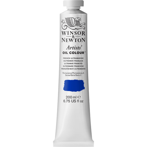Winsor & Newton Artists Oil Colour 200ml Paint Tube French Ultramarine S2