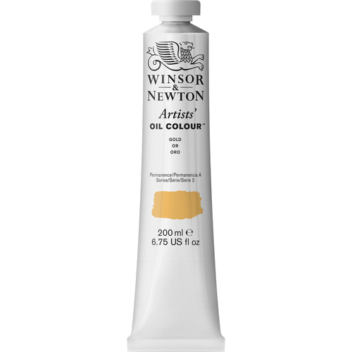Winsor & Newton Artists Oil Colour 200ml Paint Tube Gold Series 2