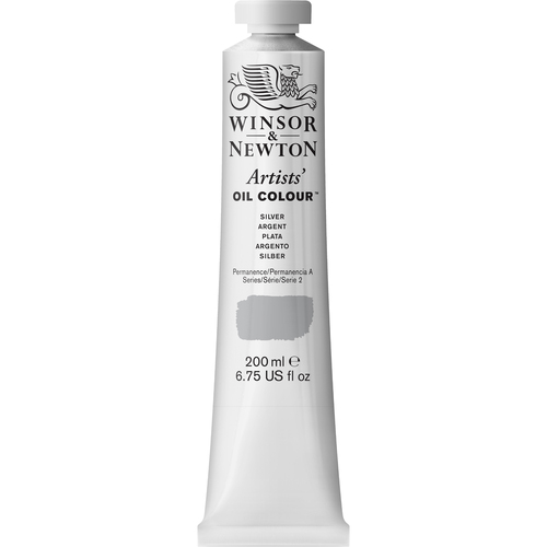 Winsor & Newton Artists Oil Colour 200ml Paint Tube Silver Series 2