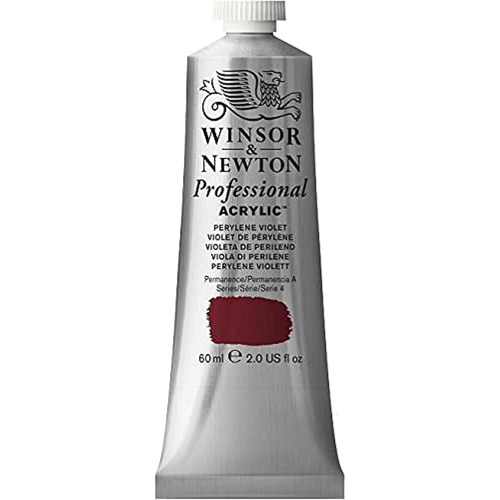 Winsor & Newton 60ml Professional Acrylic Colour Tube Perylene Violet S4