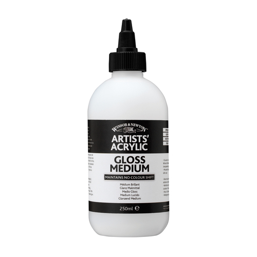 Winsor & Newton 250ml Professional Acrylic Fluid Medium - Gloss